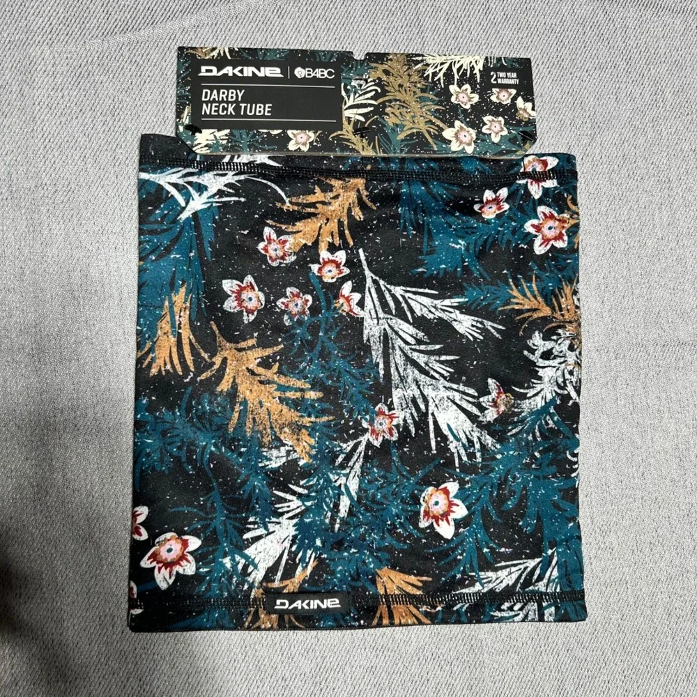 Dakine Mens Darby Neck Tube  Black Floral Snowboard Gaiter 10001509
